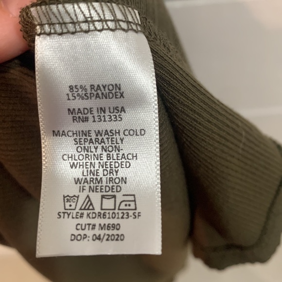 Mine Britton / love green dress / X-Large - Picture 5 of 5